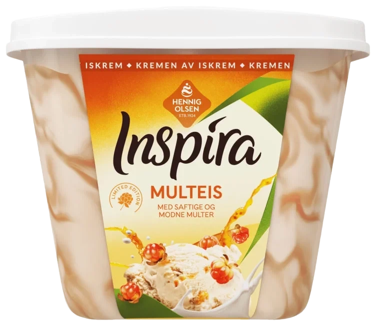 Inspira Iskrem Multe 0,9l Hennig Olsen