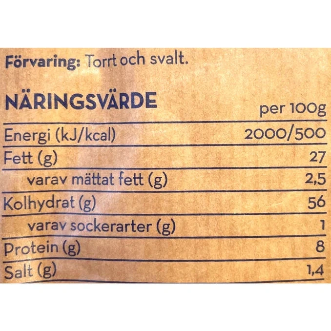 Räfflade Chips Svartpeppar Mini