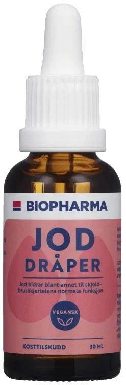 Jod Dråper 30ml Biopharma
