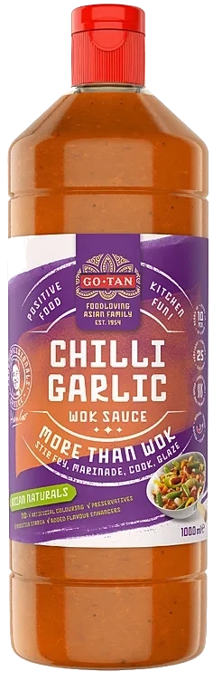Go-tan Woksaus Chili Garlic 6x1l