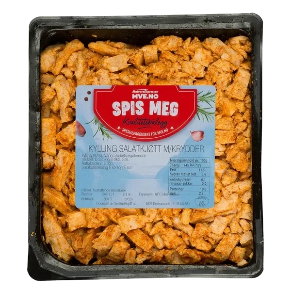 Spis Meg Kylling Salatkjøtt M/krydder 500g