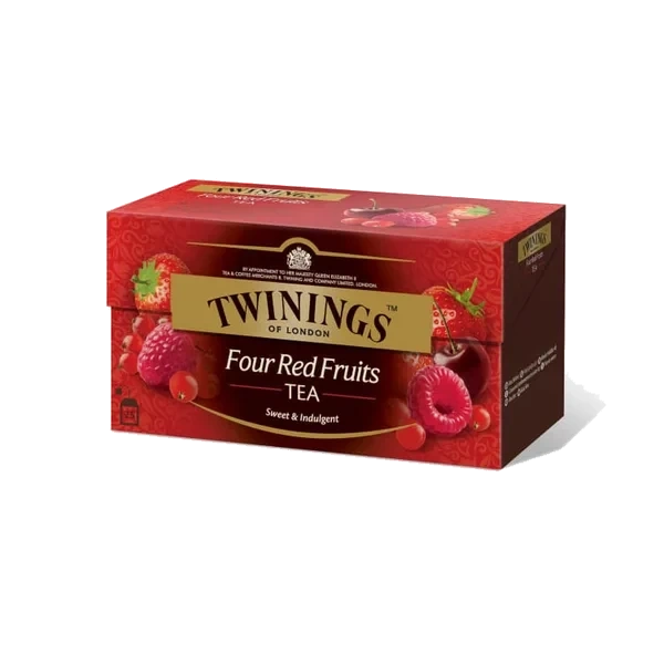 Fire Røde Frukter 25pos Twinings