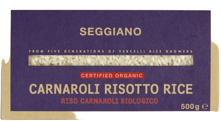 Risotto Carnaroli Økologisk 500g Seggiano