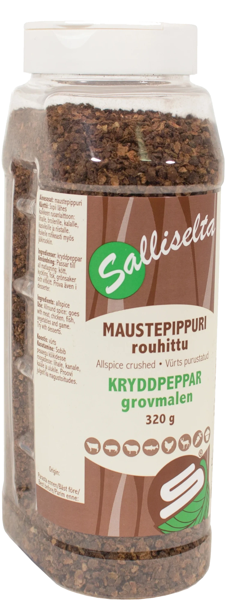 Kryddpeppar grovmalen 320g