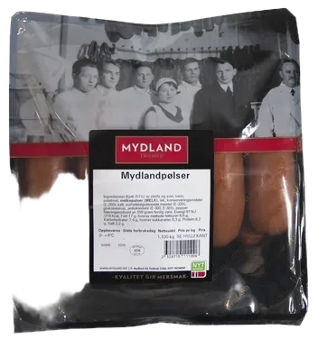Kjøttpølser 1,1 kg Stk, Fryst