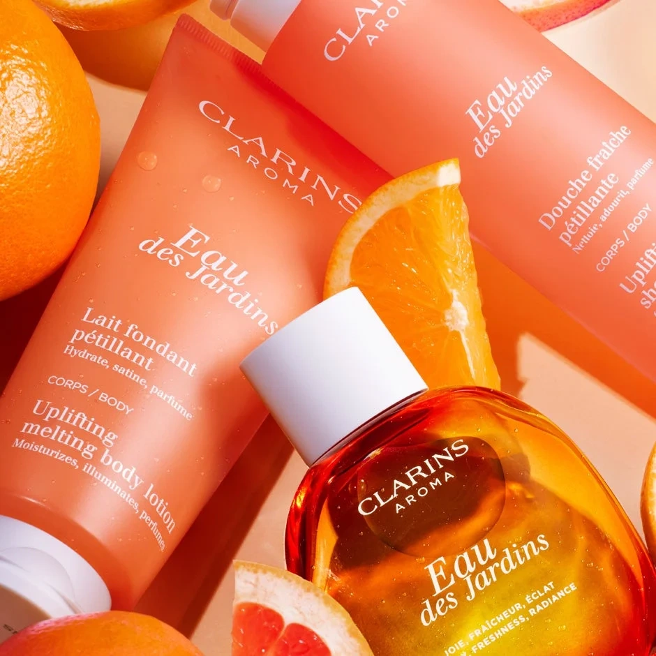 Clarins Eau des Jardins Uplifting Fresh Shower Gel