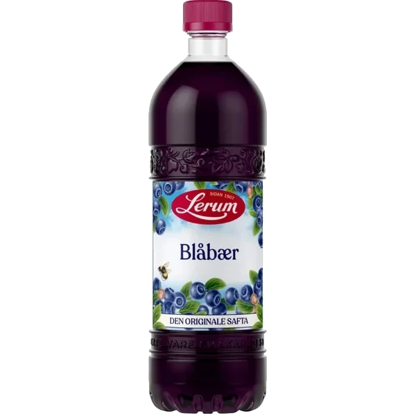 Blåbærsaft 0,75l Lerum
