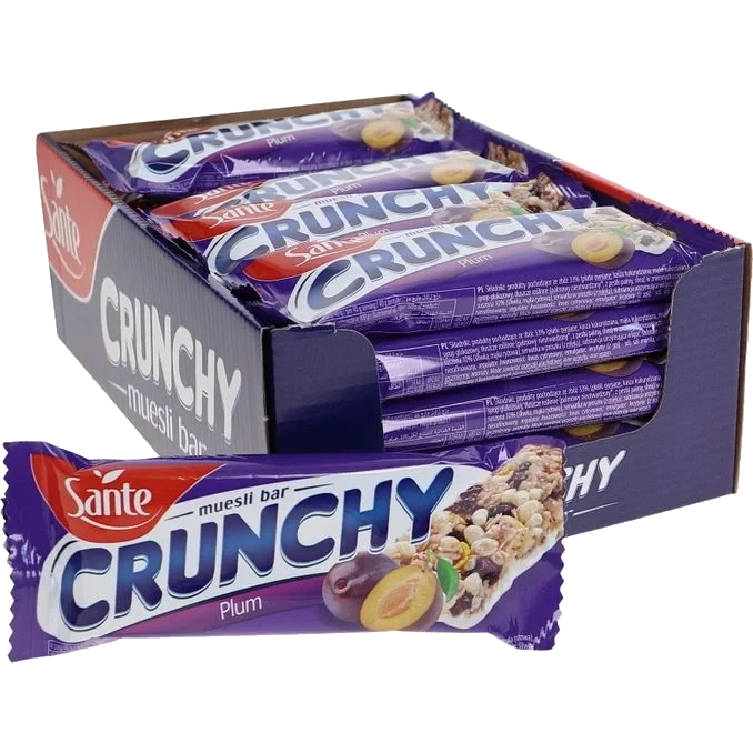 Crunchy Bar Plommon 25-pack