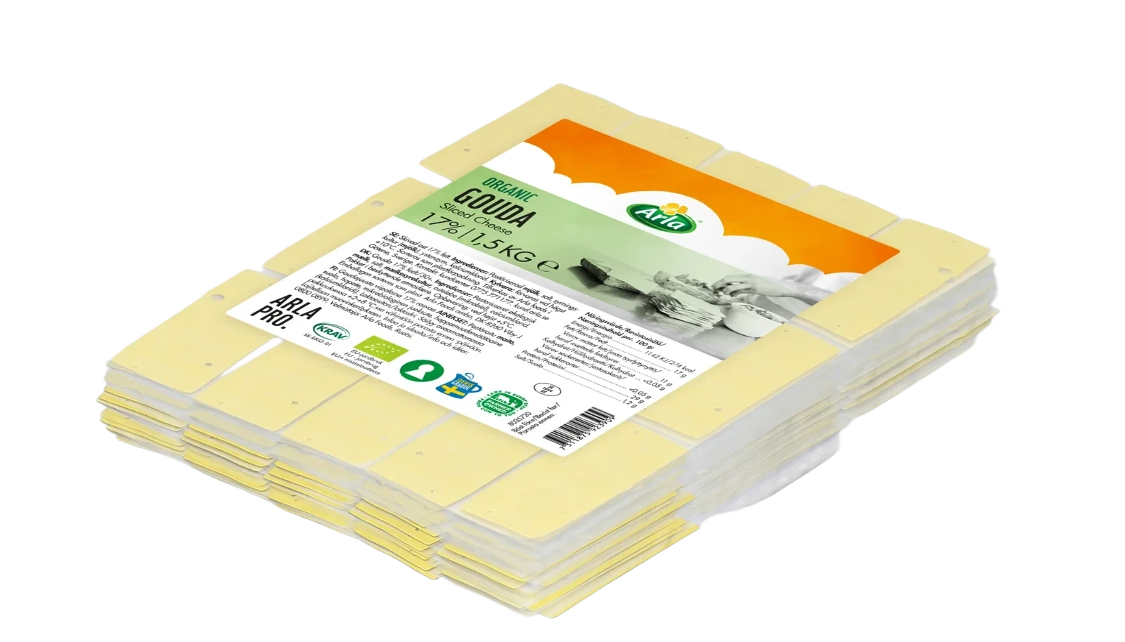 Gouda Eko skivad ost 17%