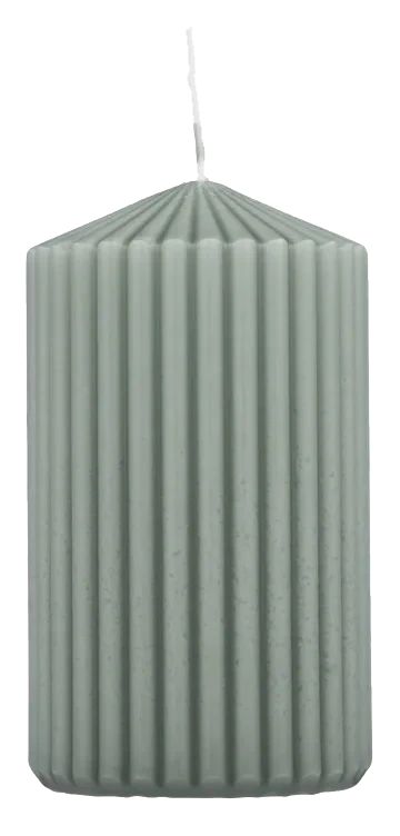 Kubbelys Grønn Rillet 12cm Unik
