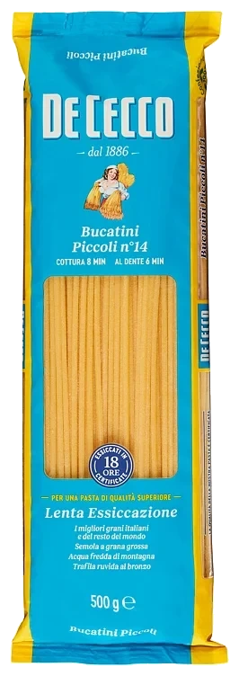 De cecco bucatini piccoli   500g