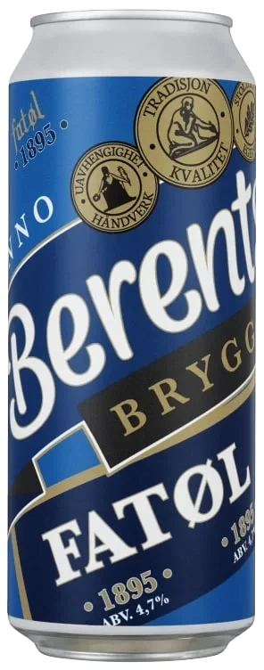 Fatøl 1895 0,5l boks Berentsens