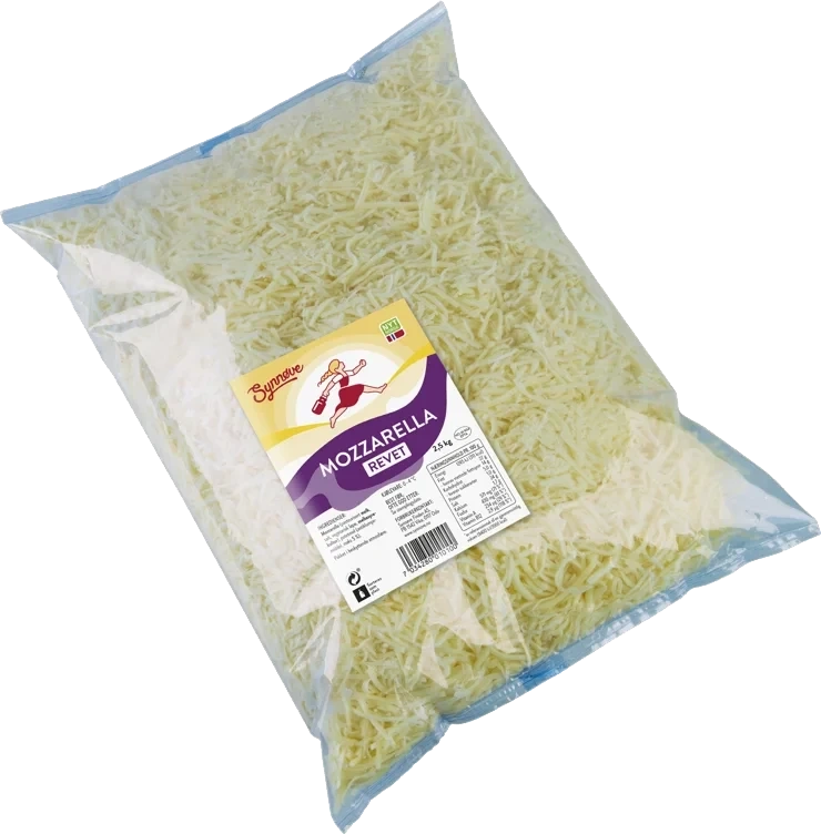 Mozzarella revet ost  2,5kg