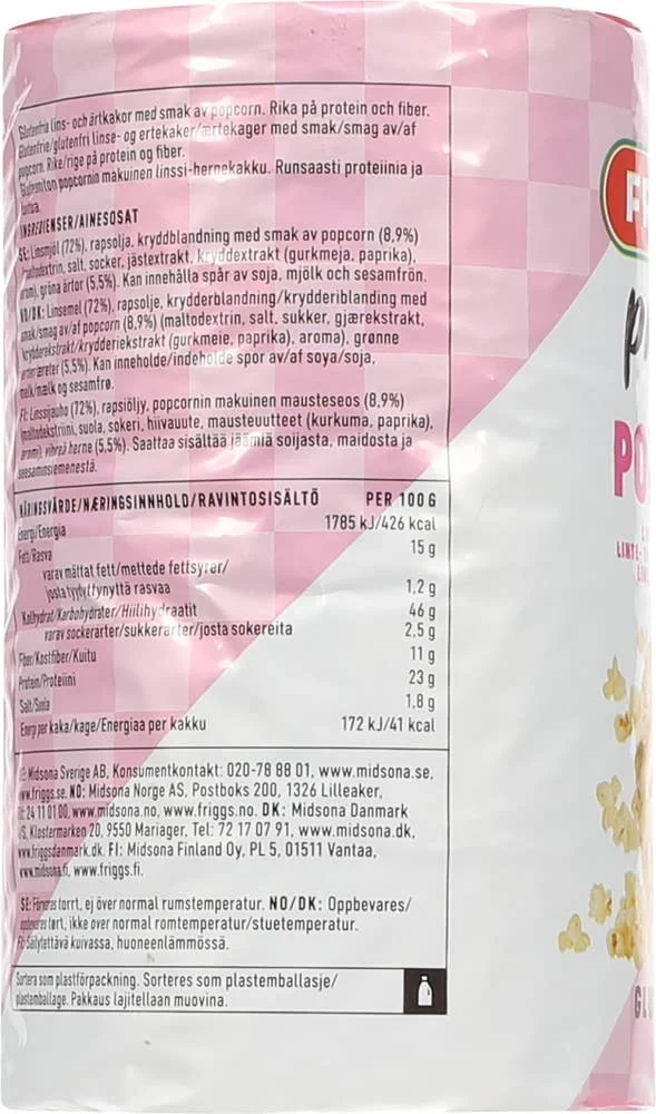 Friggs Proteinkaker Popcorn