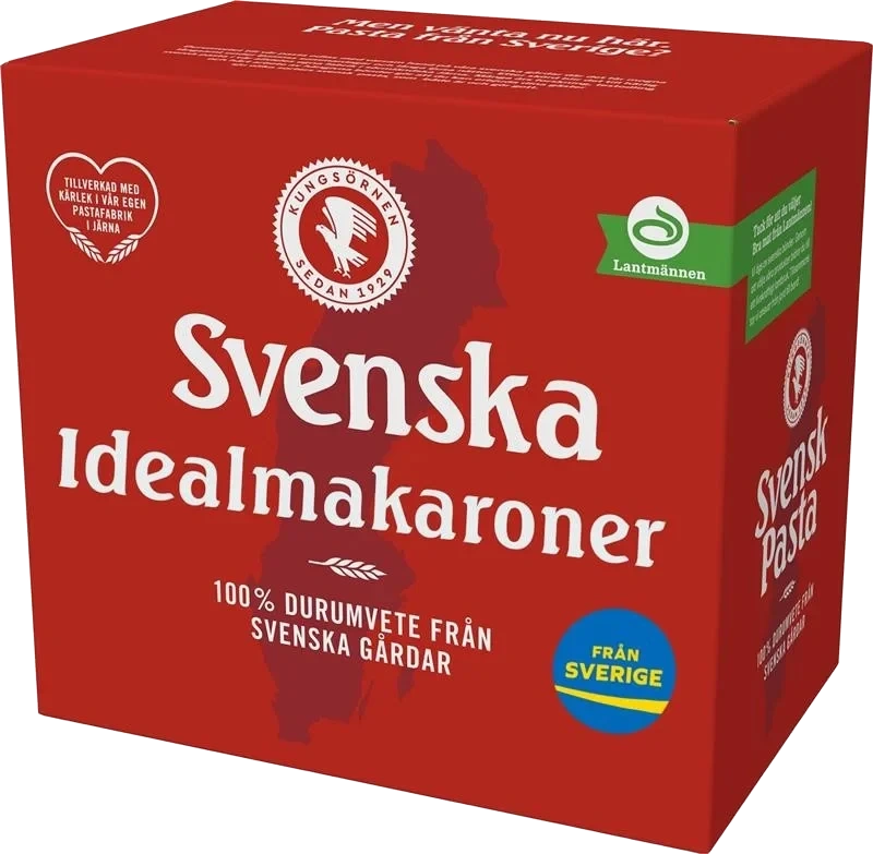 Kungsörnen Pasta Idealmakaroner Från Sverige