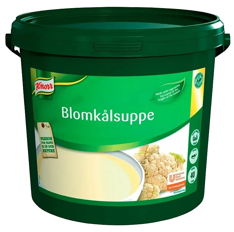 Blomkålsuppe, pasta   40l   4kg