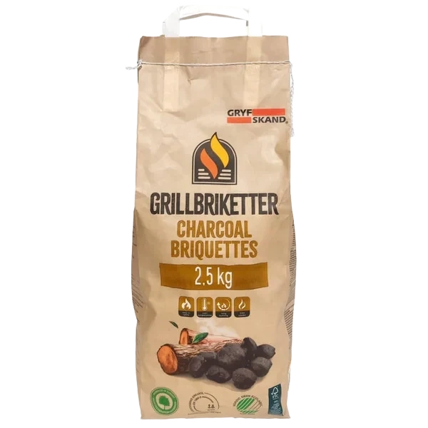 Grillbriketter 2,5kg Gryfskand