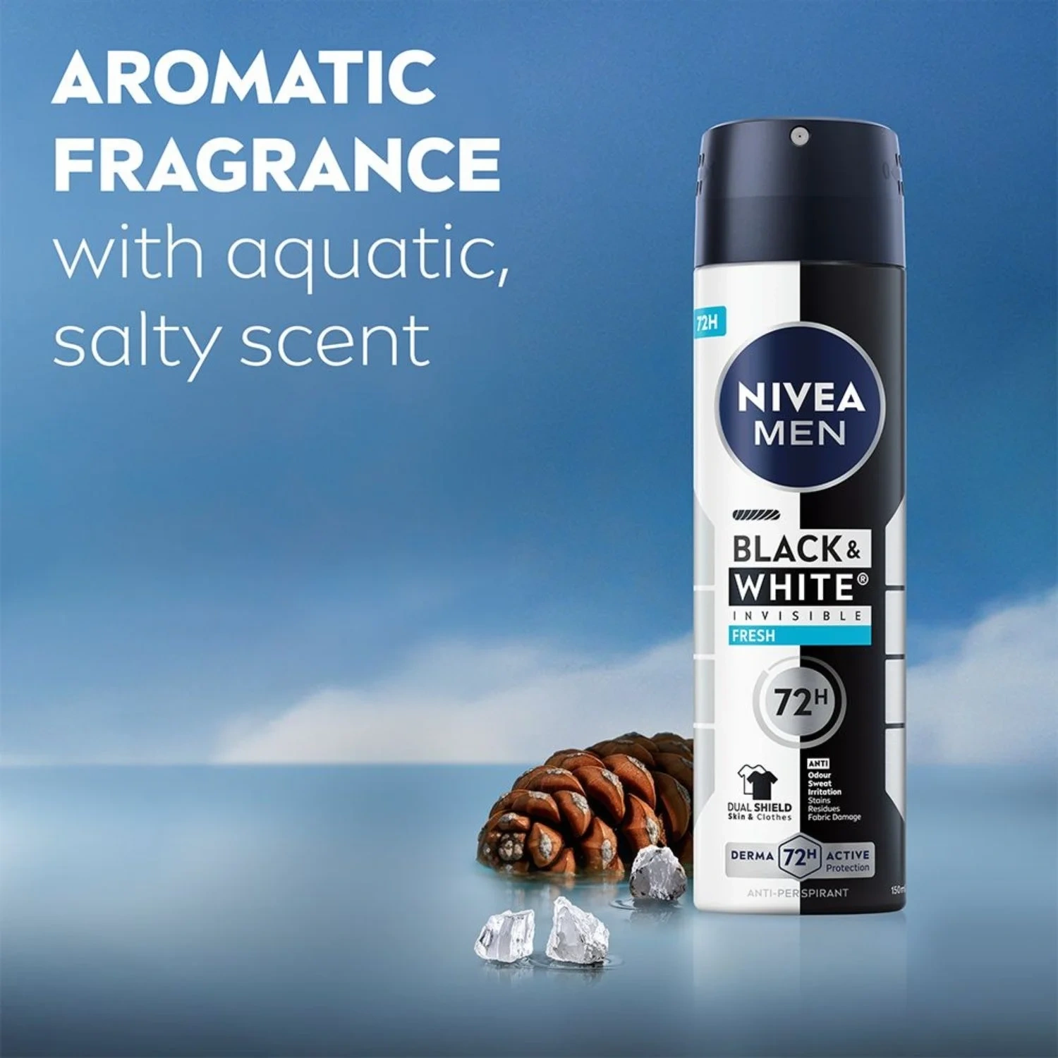 NIVEA MEN Black & White Fresh Spray