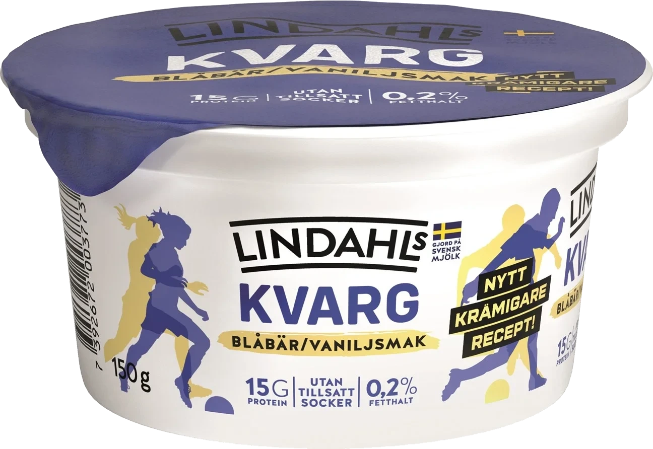 Kvarg Blåbär/Vaniljsmak