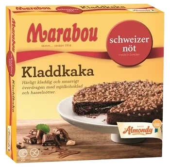 Almondy Schweizernötkladdkaka