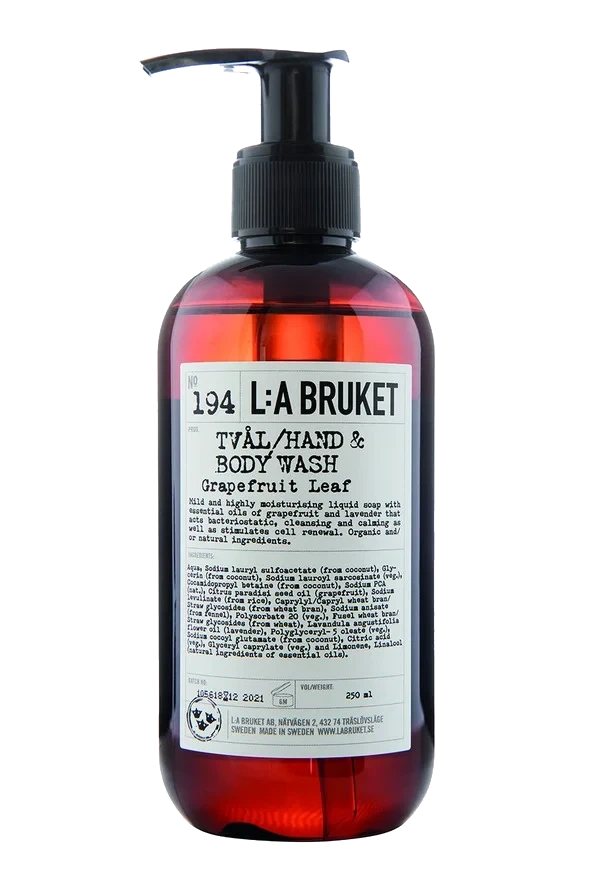 L:A BRUKET 194 Hand & Body Wash Grapefruit Leaf 240 ml