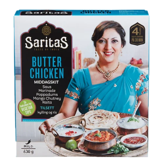 Butter Chicken Kit 630g Saritas 