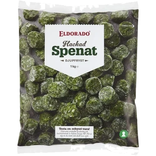 Hackad Spenat Fryst