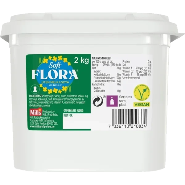 Soft Flora U/melk&soya 2kg Soft Flora
