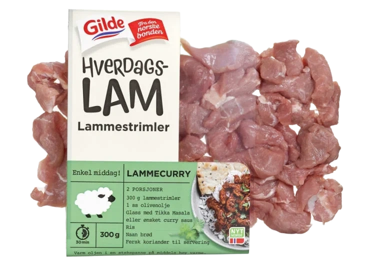 Hverdagslam Strimler 300g Gilde