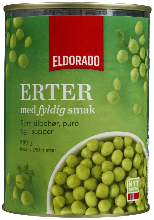 Erter Husholdning 410g Eldorado