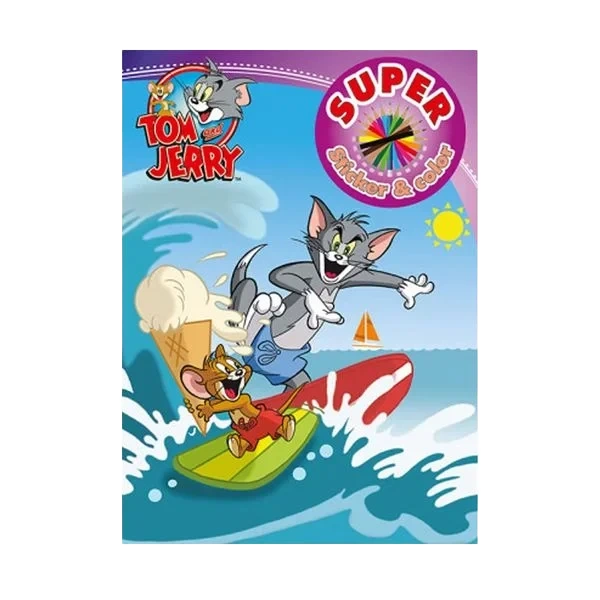 Tom & Jerry - Malehefte med Klistremerker