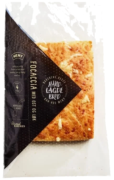 Focaccia m/Løk & Ost 260g