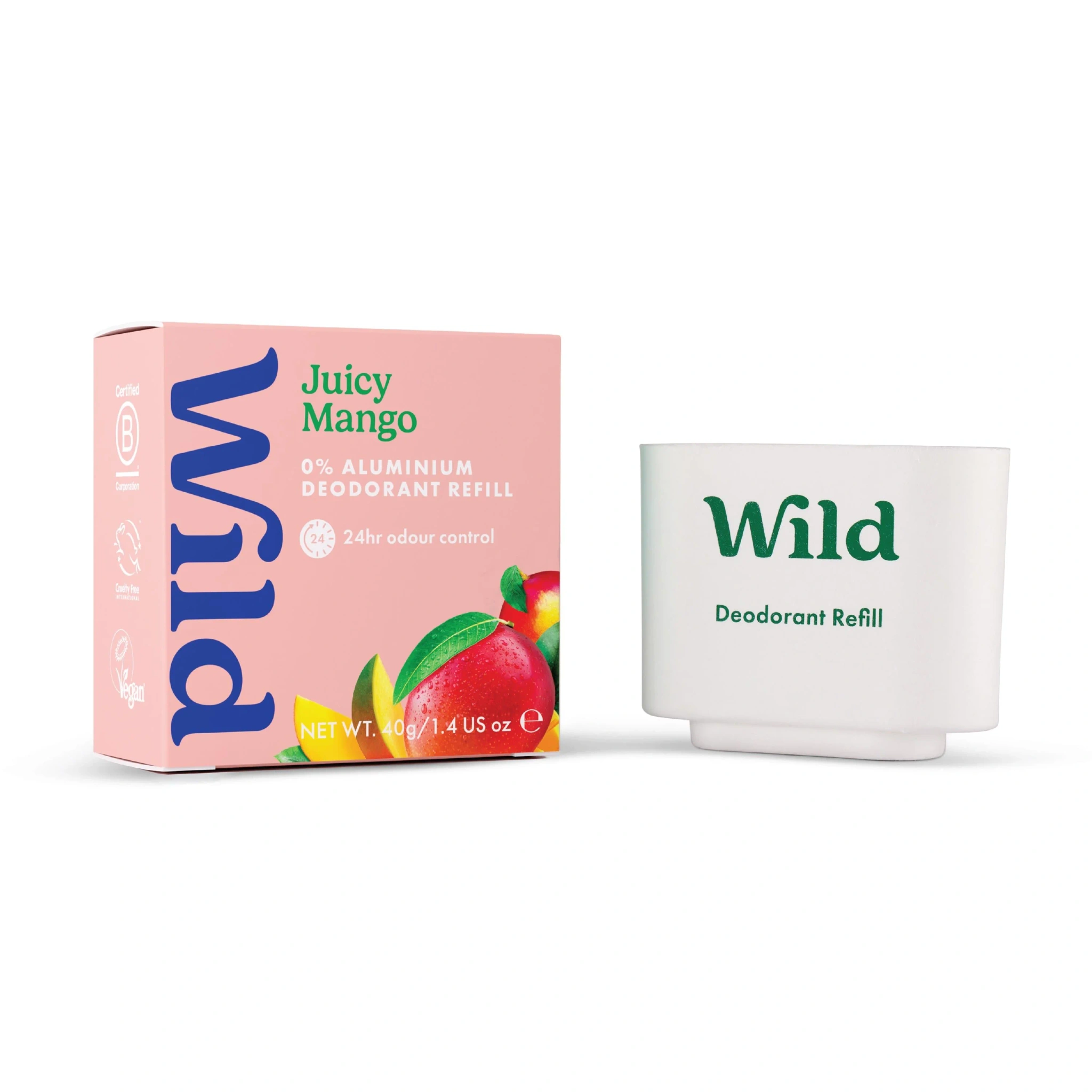 Wild Deo Stick Juicy Mango Refill, 40 g