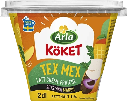 Lätt crème fraiche sötstark mango 11%