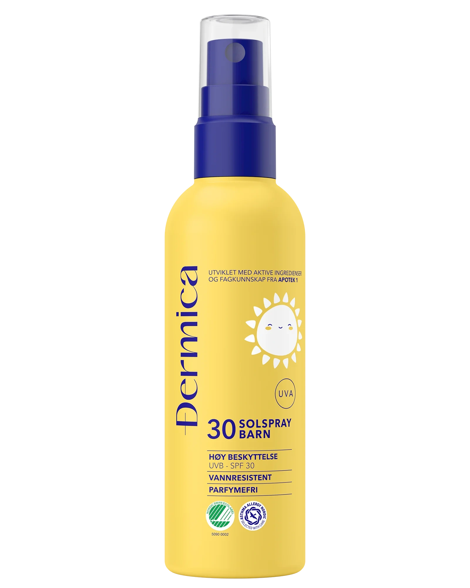 Dermica solspray til barn SPF 30 200 ml