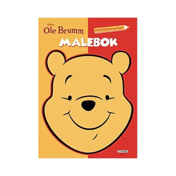 Ole Brumm Malebok med Klistremerker