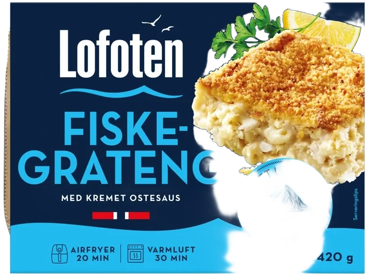 Fiskegrateng 420g Frys Lofoten