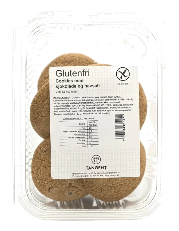 Cookies glutenfri 150g Tangent