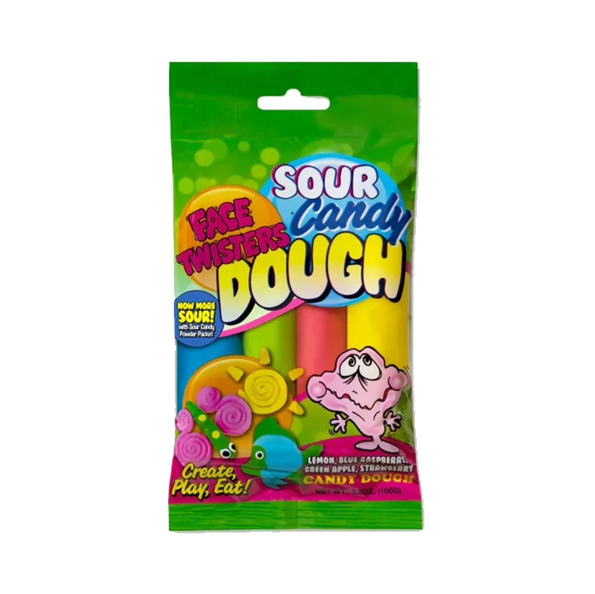 Face Twisters Sour Candy Dough 100 g