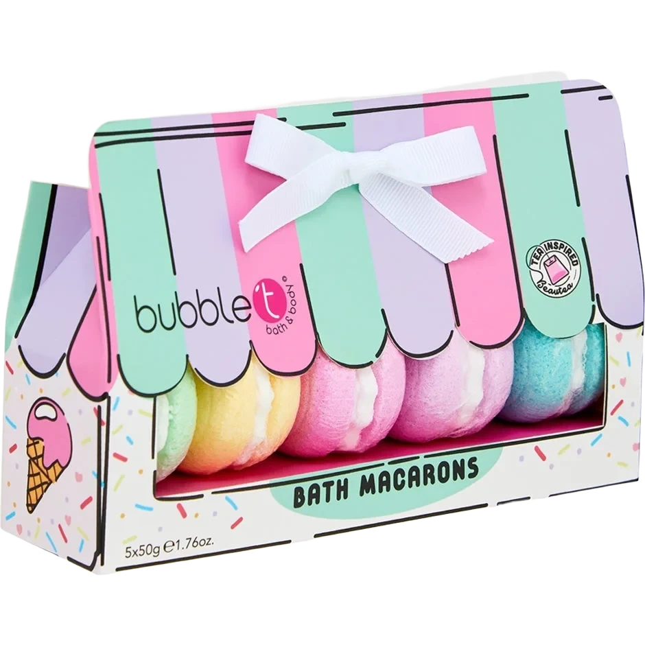 BubbleT Cartoon Macaron Bath Fizzer Set