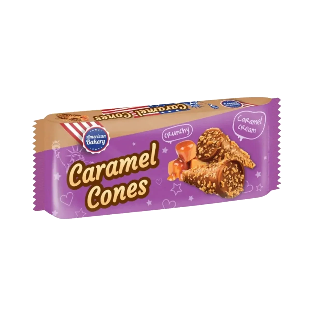 American Bakery Caramel Cones 112 g