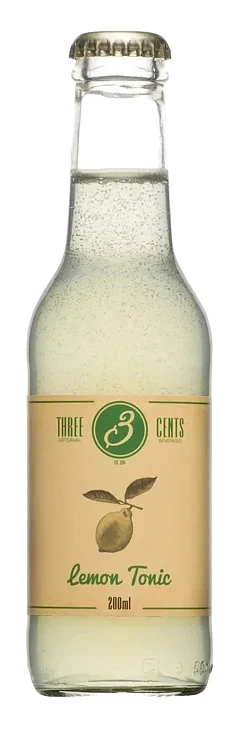 Three cents lemon tonic fl   24x20cl