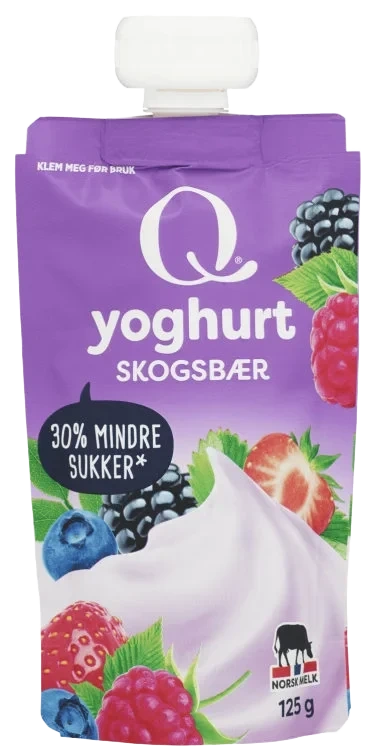 Yoghurt Skogsbær 125g Q