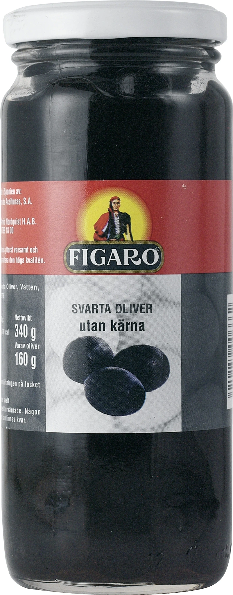 Svarta Oliver utan kärna