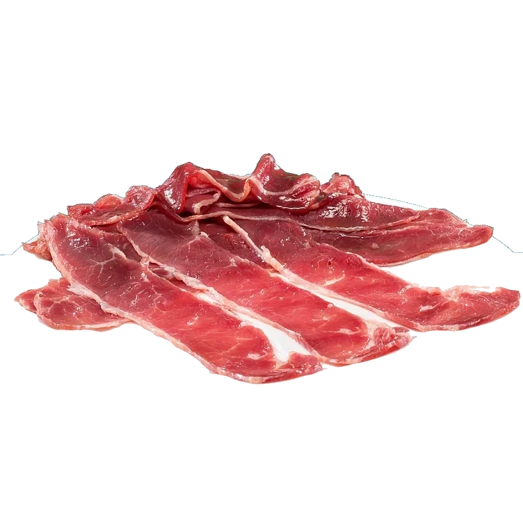 Okseside skivet  røkt halal   kg