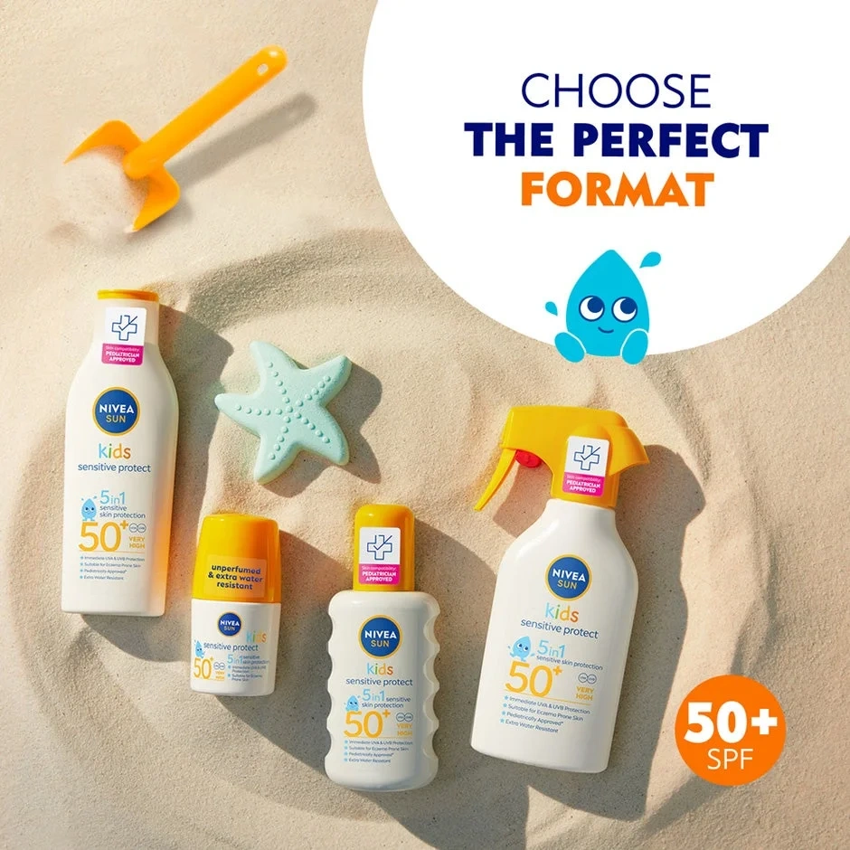 NIVEA NSUN Kids Sensitive Roll-On SPF50+