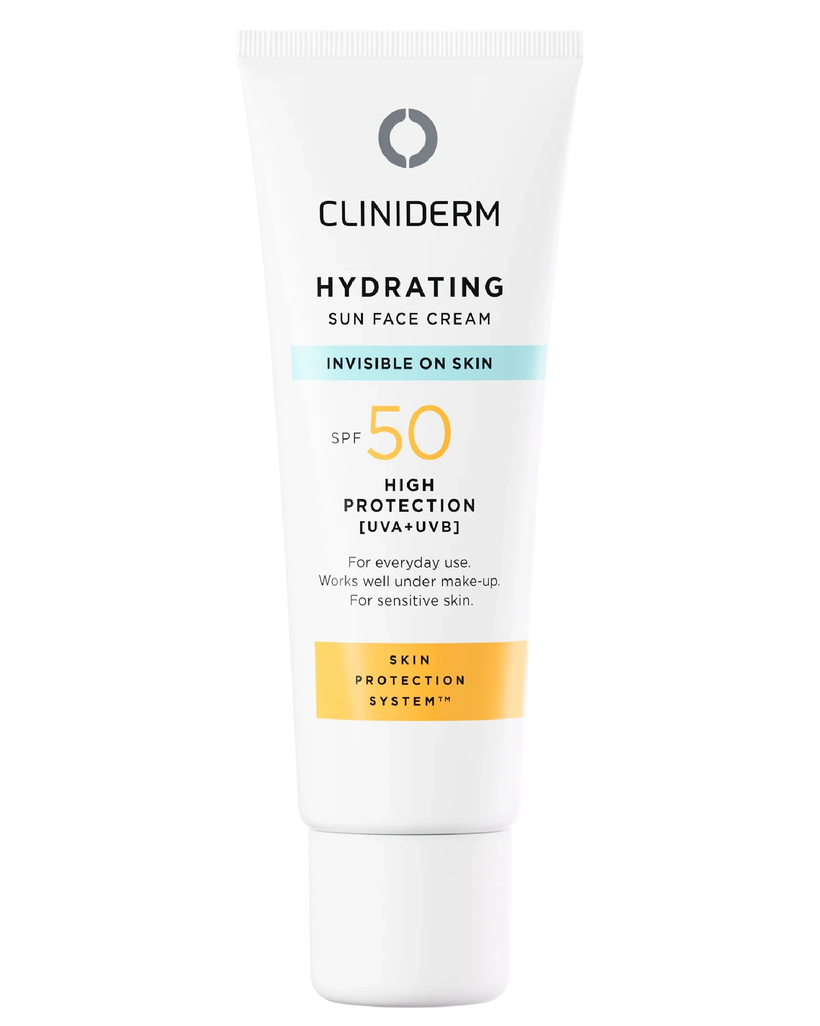 Cliniderm Hydrating Sun Face Cream SPF50, 40 ml