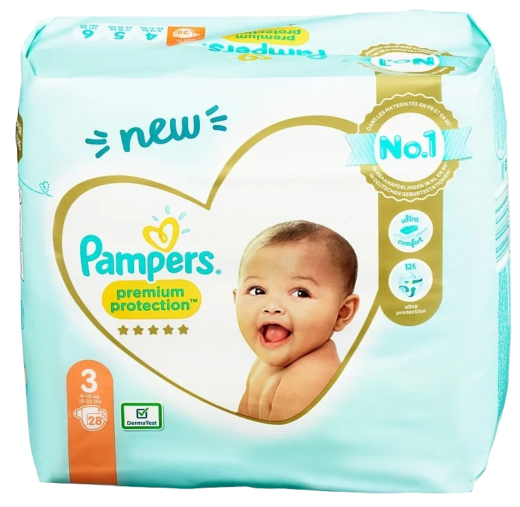 Pampers Premium Protect S3 6-10kg 28stk