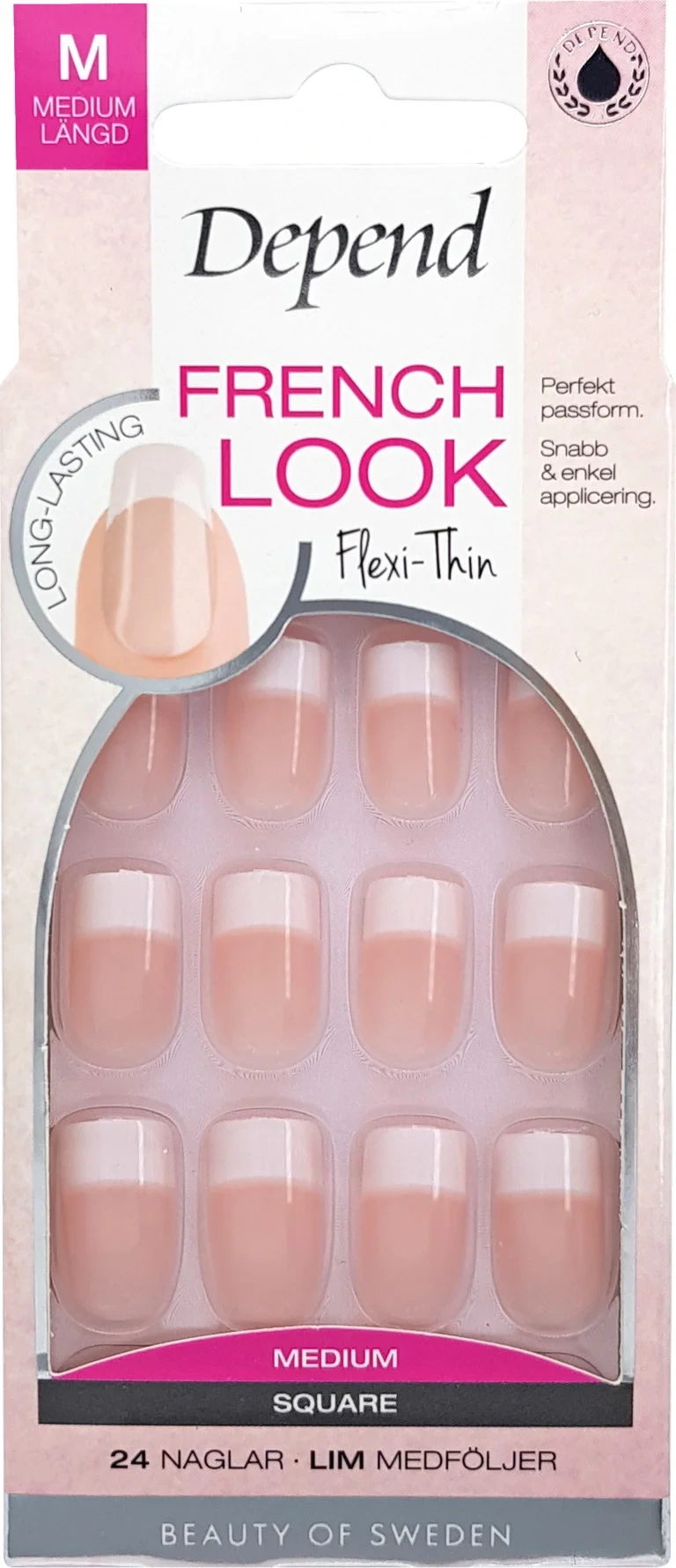 Depend French Look French Look Medium Square Pink