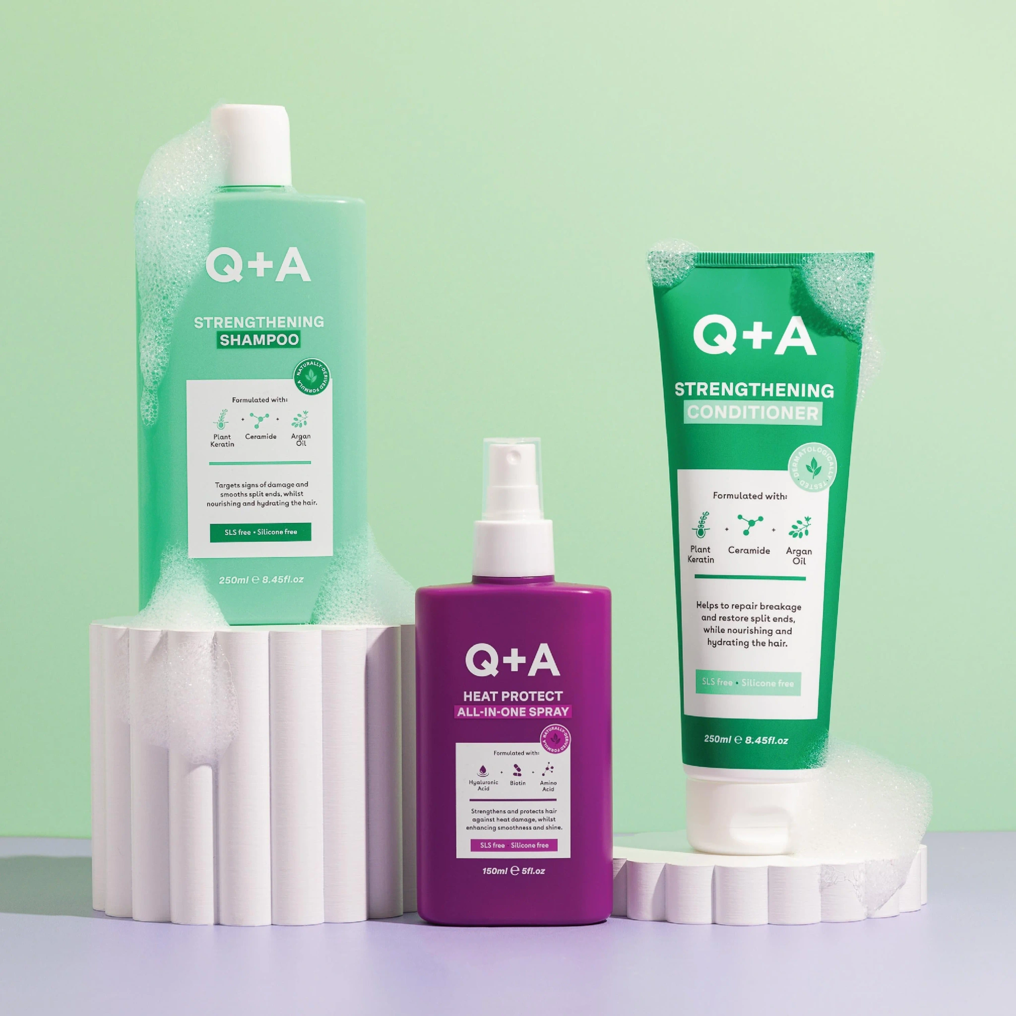 Q+A Strengthening Conditioner, 250 ml
